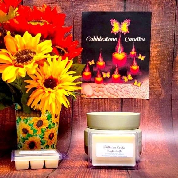 Pumpkin Soufflé Soy Wax Melt home scent Cobblestone Candles - Picture 1 of 3